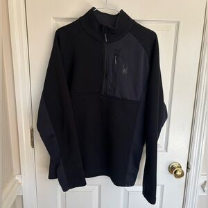 Spyder Gray Textured Pullover